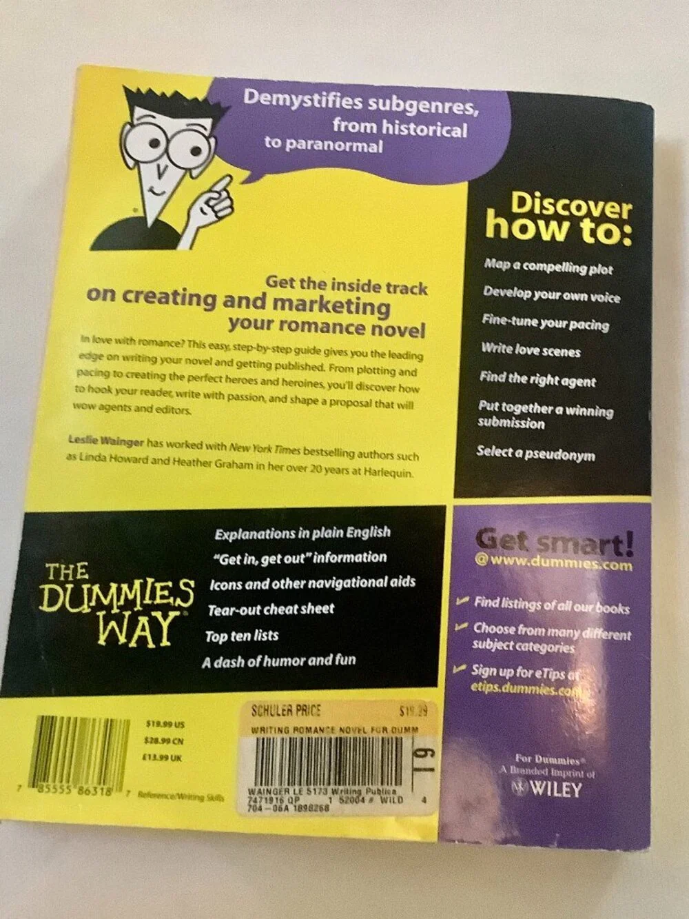 Writing a Romance Novel for Dummies Educational Hobby